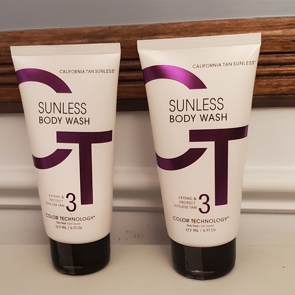LOT OF 2 California Tan Sunless Body Wash 6 Fl.Oz. ~Extend & protect sunless tan - Picture 1 of 4